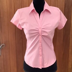 Cotton Express Pink Button Down Shirt